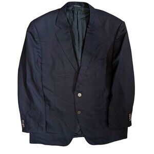 Ermenegildo Zegna Su Misuro Wool Silk Blazer Mesh Sport Coat Full Canvas 44S